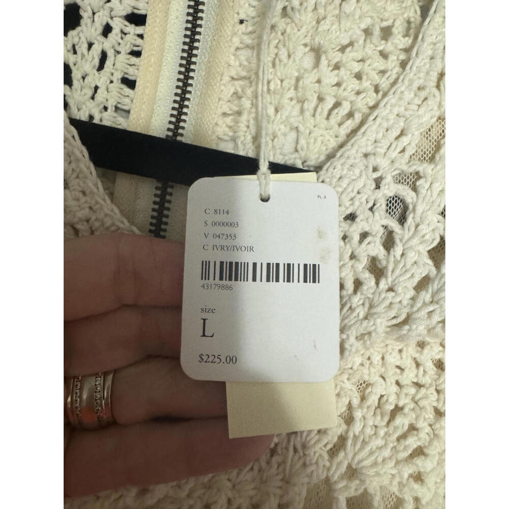 Flook Alora for Free People crochet mini dress with beaded detail - Picture 7 of 8
